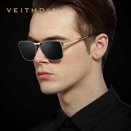 Customizable Men's Polarized UV Protection Sunglasses Square Photochromic Cross-border Sunglasses 2462
