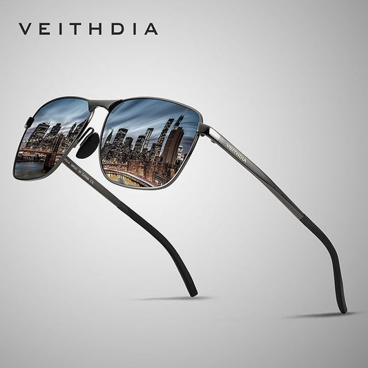 Customizable Men's Polarized UV Protection Sunglasses Square Photochromic Cross-border Sunglasses 2462